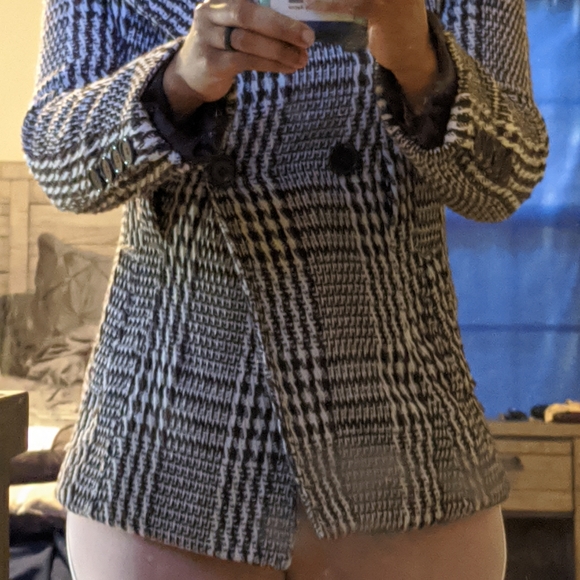 Women's brown peacoat - Picture 3 of 6